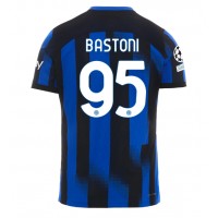 Dres Inter Milan Alessandro Bastoni #95 Domáci 2023-24 Krátky Rukáv